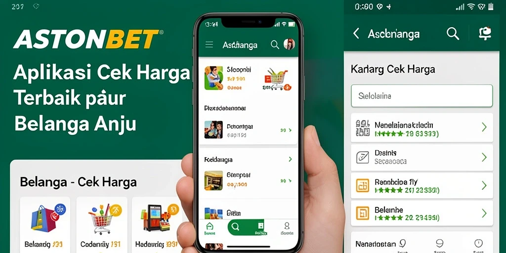 Tampilan antarmuka utama aplikasi Cek Harga ASTONBET yang informatif dan mudah digunakan.