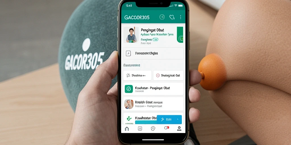 Tampilan antarmuka Pengingat Obat GACOR305 yang simpel dan efektif.