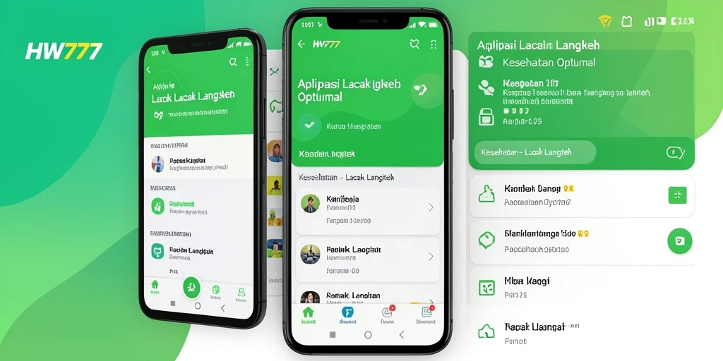 Antarmuka HW777 menampilkan statistik langkah yang jelas dan mudah dipahami.