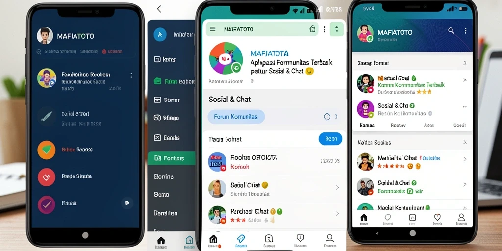 Antarmuka MAFIATOTO menunjukkan interaksi aktif pengguna dalam forum komunitas.