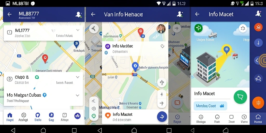 Tampilan antarmuka aplikasi Info Macet MLBB777 yang informatif.